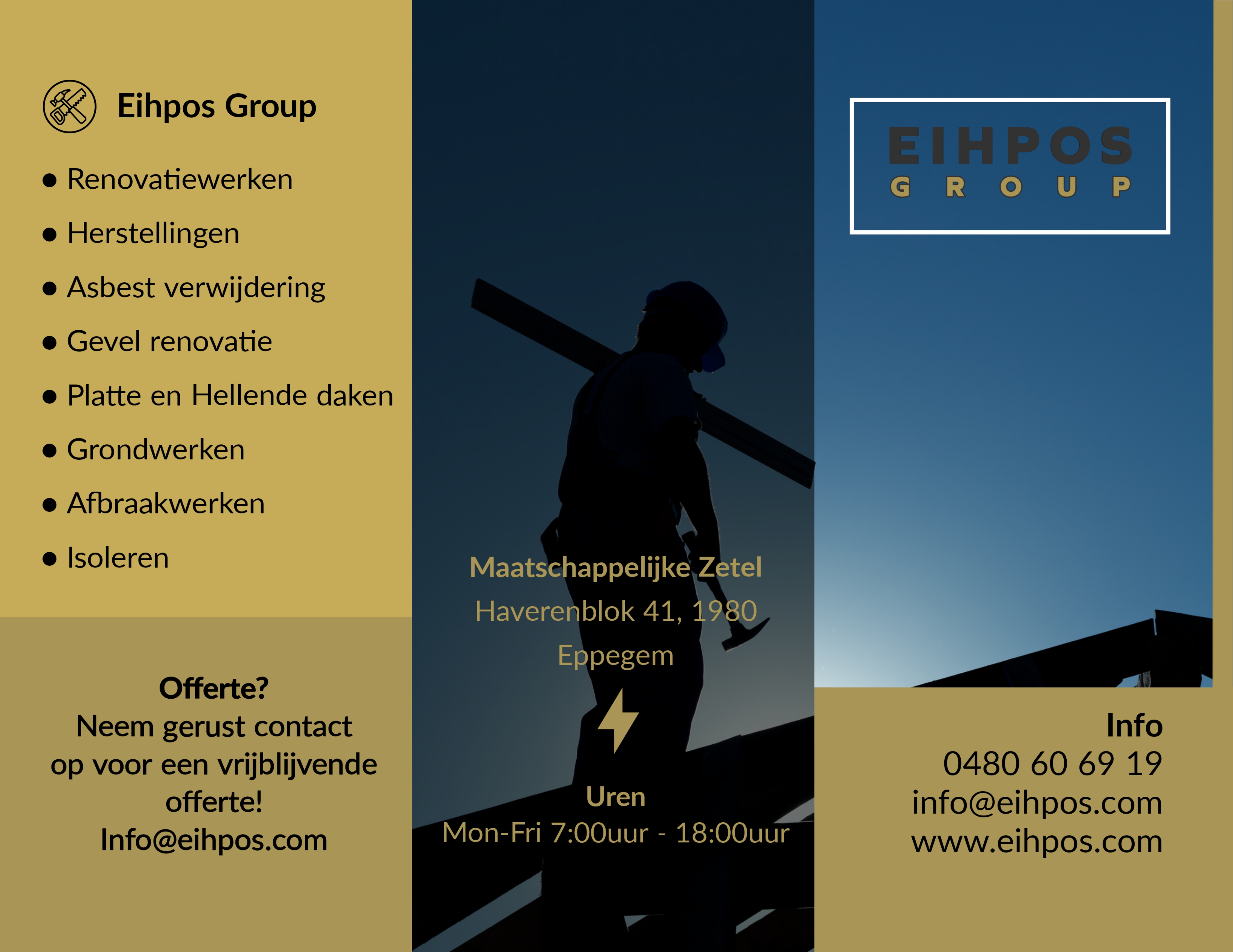 bouwaannemers Eppegem | EIHPOS Group